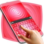 nice pink keyboard android application logo